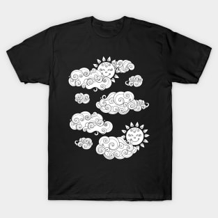 Noncolored Fairytale Weather Forecast Print T-Shirt